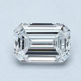 1 Carat Emerald - Natural Diamond - 1.2 - D - VVS2 - VG - EX - EX