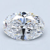 2 Carat Natural Diamond - OVAL - 2.09 - D - IF