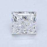 1 Carat Princess - Natural Diamond - 1 - D - SI1 - VG - EX - VG