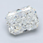 2.5 Carat Radiant Cut Natural Diamond - H VVS2 - 2.52ct - EX Cut Grade