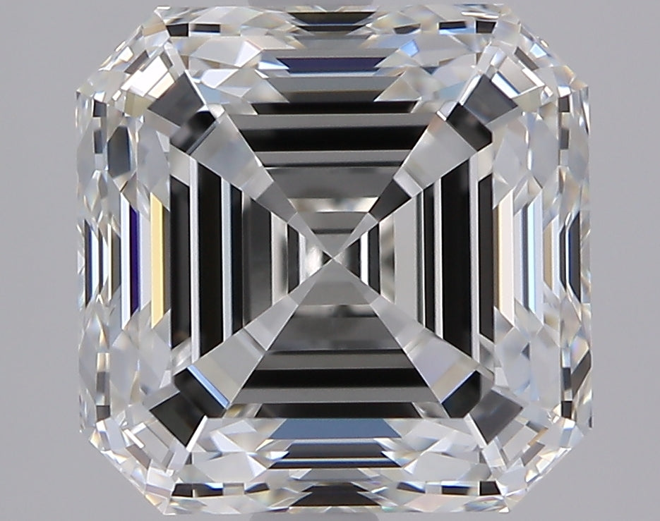 2.5 Carat Asscher Cut Natural Diamond - G VS1 - 2.5ct - EX Cut Grade