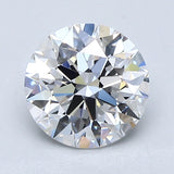 1.5 Carat Round - Natural Diamond - 1.41 - E - VVS2 - EX - EX - EX