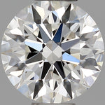 1/2 Carat Round Cut Natural Diamond - G VS1 - 0.44ct - EX Cut Grade