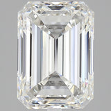 4 Carat Emerald - Natural Diamond - 3.8 - H - VS2 - VG - EX - EX