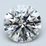 2.5 Carat Round - Natural Diamond - 2.59 - H - VVS2 - EX - EX - EX