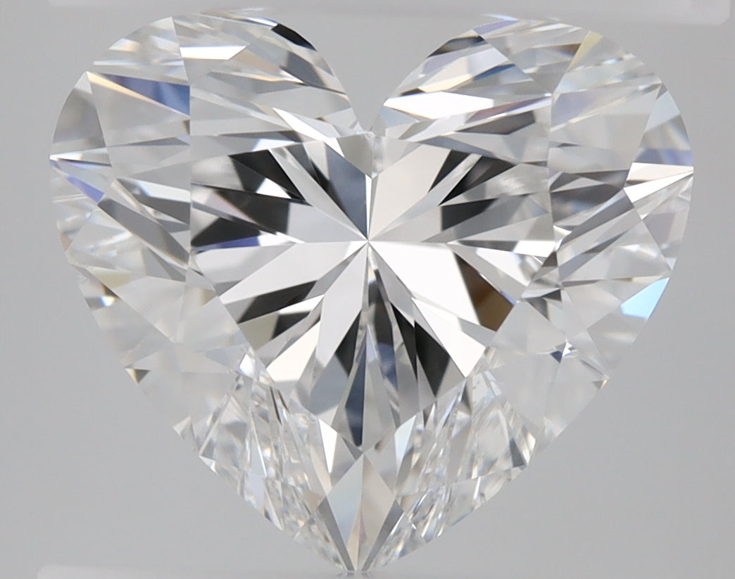 2 Carat Heart Shape Cut Natural Diamond - E VS1 - 2.01ct - VG Cut Grade