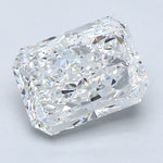 2 Carat Radiant Cut Natural Diamond - E VS2 - 1.8ct - EX Cut Grade