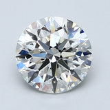 1.5 Carat Round - Natural Diamond - 1.6 - F - VS2 - EX - EX - EX