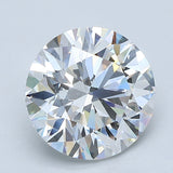 3 Carat Round - Natural Diamond - 3.12 - F - VS2 - EX - EX - EX