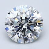 3 Carat Natural Diamond - Round - 3.03 - D - SI1