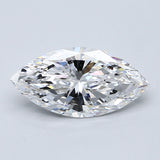 2 Carat Marquise - Natural Diamond - 2.02 - D - VS1 - VG - EX - EX