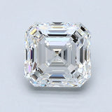 1 Carat Asscher - Natural Diamond - 1.3 - F - VS2 - VG - EX - VG