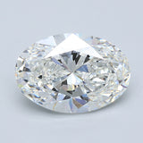 5 Carat Oval - Natural Diamond - 5.21 - G - VVS2 - EX - EX