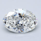 6 Carat Oval - Natural Diamond - 6 - F - VS1 - VG - EX - EX