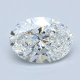5 Carat Oval - Natural Diamond - 5.01 - F - VVS2 - EX - EX