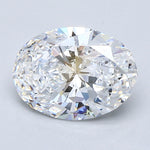 2 Carat Oval Cut Natural Diamond - E SI1 - 2.01ct - EX Cut Grade