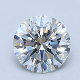 2 Carat Round - Natural Diamond - 2.01 - H - VS2 - EX - EX - EX