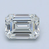 2.5 Carat Emerald - Natural Diamond - 2.5 - H - VVS2 - EX - VG