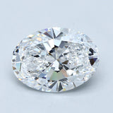 3 Carat Oval - Natural Diamond - 3.01 - D - VS2 - EX - EX