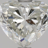 1.5 Carat Heart - Natural Diamond - 1.51 - J - SI2 - EX - EX
