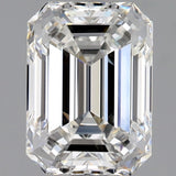 2 Carat Emerald - Natural Diamond - 2.01 - F - VVS2 - EX - EX