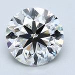2.5 Carat Round Cut Natural Diamond - I VVS2 - 2.51ct - VG Cut Grade