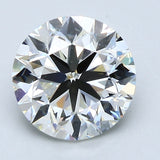 2.5 Carat Round Cut Natural Diamond - I VVS2 - 2.51ct - VG Cut Grade