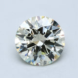 3 Carat Round - Natural Diamond - 3.01 - N - VS2 - EX - EX - EX