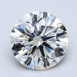 2 Carat Round - Natural Diamond - 2.15 - J - VS1 - EX - EX - EX