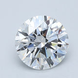 1.5 Carat Round - Natural Diamond - 1.54 - D - VS1 - EX - EX - EX