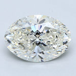 2 Carat Oval Cut Natural Diamond - I SI1 - 2.23ct - EX Cut Grade