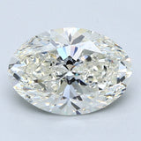 2 Carat Oval Cut Natural Diamond - I SI1 - 2.23ct - EX Cut Grade