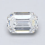 1 Carat Emerald - Natural Diamond - 1.31 - E - SI2 - VG - EX - EX