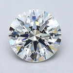 2 Carat Round Cut Natural Diamond - H VVS2 - 2.02ct - EX Cut Grade