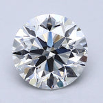 2 Carat Round Cut Natural Diamond - H SI - 1.9ct - EX Cut Grade