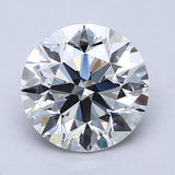 2 Carat Round Cut Natural Diamond - H SI - 1.9ct - EX Cut Grade