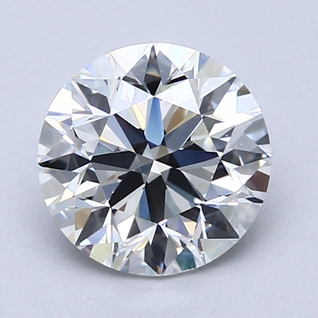 2 Carat Round Cut Natural Diamond - H SI - 1.9ct - EX Cut Grade