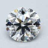2 Carat Round - Natural Diamond - 2.2 - E - VS2 - EX - EX - EX