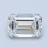 1.5 Carat Emerald - Natural Diamond - 1.81 - G - IF - EX - EX - EX