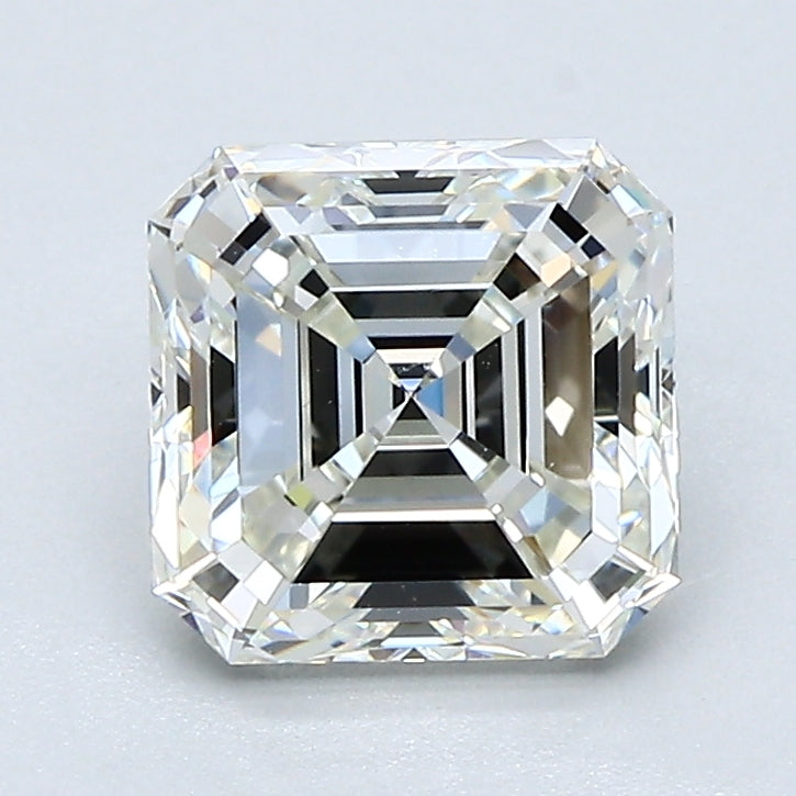 1.5 Carat Asscher Cut Natural Diamond - J VS1 - 1.7ct - VG Cut Grade