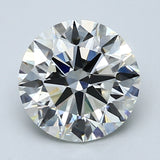 3 Carat Round - Natural Diamond - 3.02 - H - VS2 - EX - EX - EX