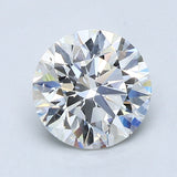 1.5 Carat Round - Natural Diamond - 1.7 - H - SI1 - EX - VG - EX