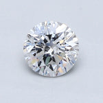 1/2 Carat Round Cut Natural Diamond - E I1 - 0.62ct - G Cut Grade