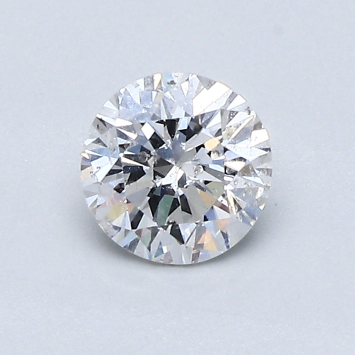 1/2 Carat Round Cut Natural Diamond - E I1 - 0.62ct - G Cut Grade