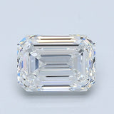 1.5 Carat Emerald - Natural Diamond - 1.7 - F - VS1 - VG - EX - EX
