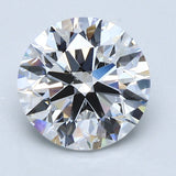 2.5 Carat Round Cut Natural Diamond - E VS1 - 2.5ct - EX Cut Grade