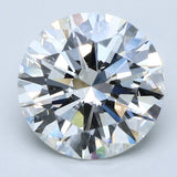 5 Carat Round - Natural Diamond - 5.04 - H - SI1 - EX - EX - EX