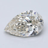2 Carat Pear - Natural Diamond - 2.01 - J - SI1 - VG - EX - EX