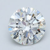 2 Carat Round - Natural Diamond - 2.01 - I - VS1 - EX - EX - EX