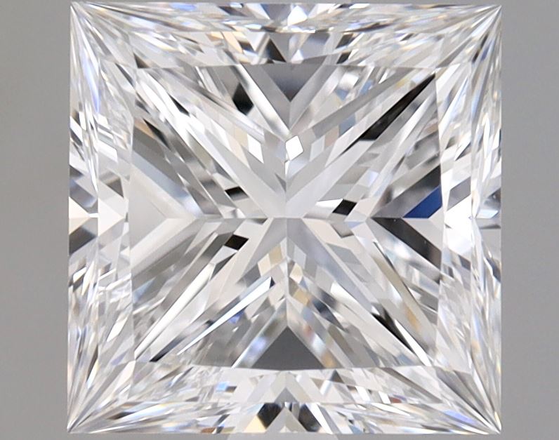 1.5 Carat Princess Cut Natural Diamond - D VS1 - 1.7ct - EX Cut Grade